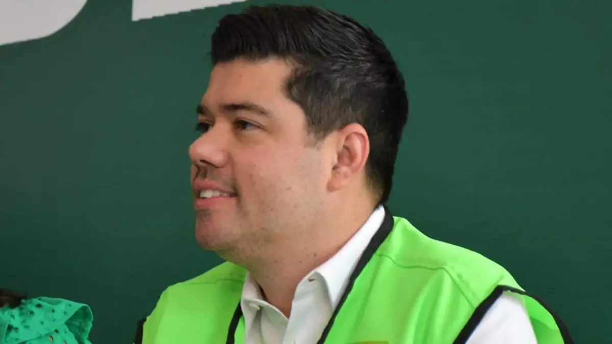 Jimmy Natale, dirigente del Partido Verde Ecologista en Puebla